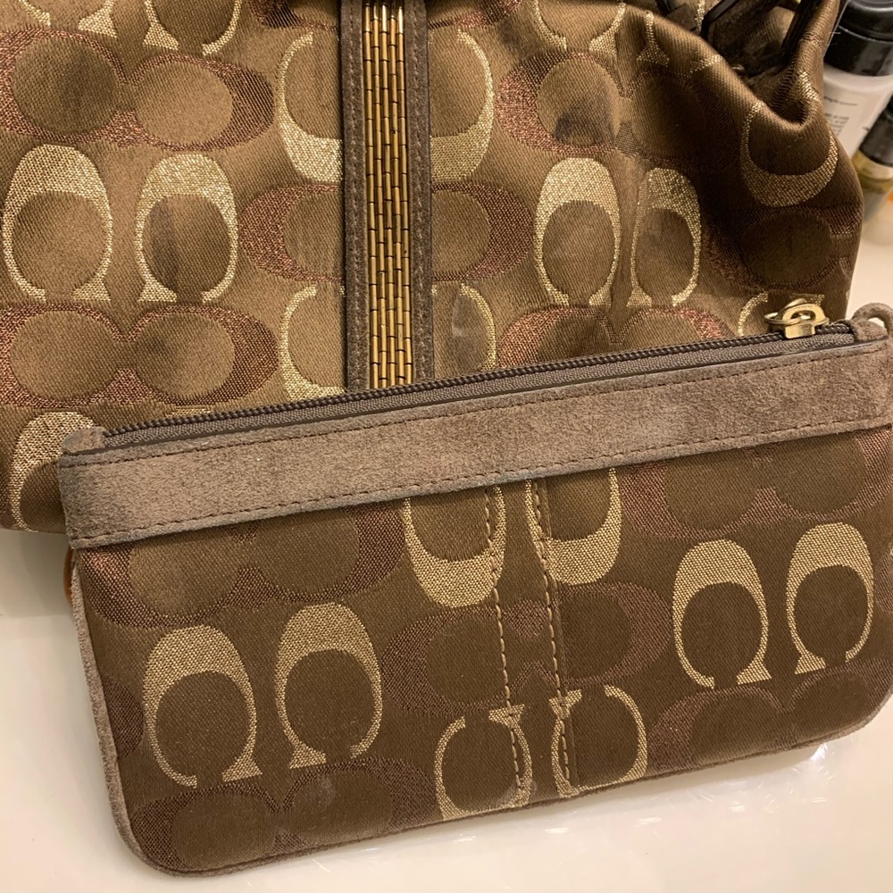 Coach Purse and Wristlet
